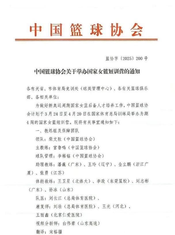 女篮舆论激烈，篮协发布声明回应争议